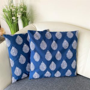 DOUBLE SIDED & PIPED! KIMURA BY ROMO 1 PAIR OF 18" CUSHION COVERS 
